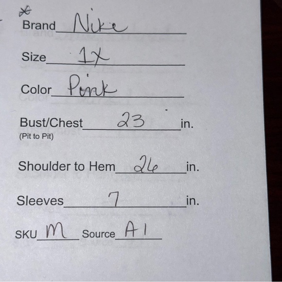 Nike Pink Floral Logo Tee Women’s 1X Short Sleeve Casual Athleisure Top - Picture 7 of 7